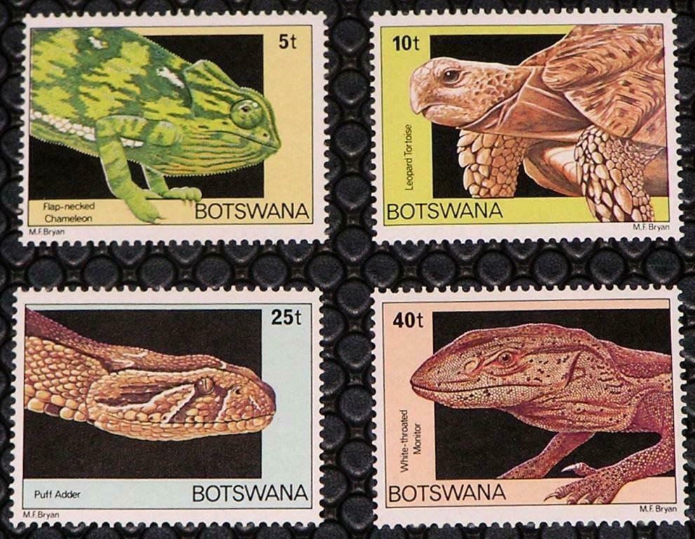 Botswana 243-246 Reptiles Mnh
