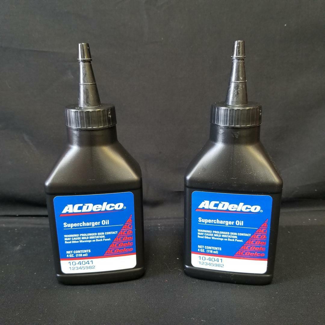 Acdelco Gm 10-4041 Supercharger Part/oil (2) 4oz Bottles  12345982