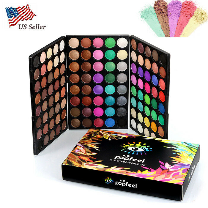 New Pro Eyeshadow 120 Colors Makeup Cosmetics Palette Shimmer Matte Eye Shadow