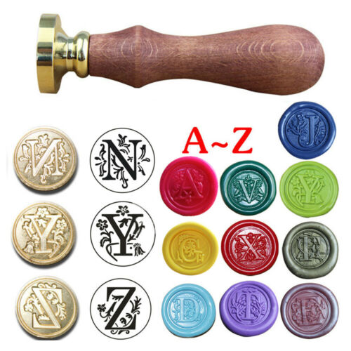 Retro Alphabet Letter A-z Initial Sealing Wax Seal Stamp Invitations Making Acc