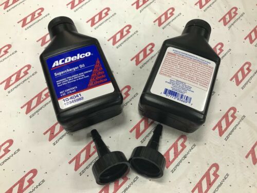 (2) 4 Oz Bottles Of Genuine Gm Oem Ac Delco Supercharger Oil Eaton Free Ship