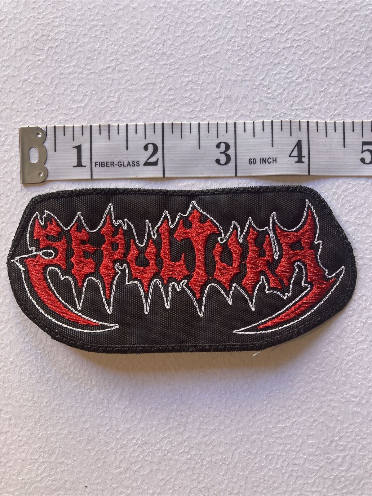 Sepultura Woven Patch Nailbomb Pantera Venom Metallica Megadeth Slipknot Slayer