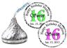 216 Sweet 16 Birthday Party Favors Hershey Kiss Kisses Labels