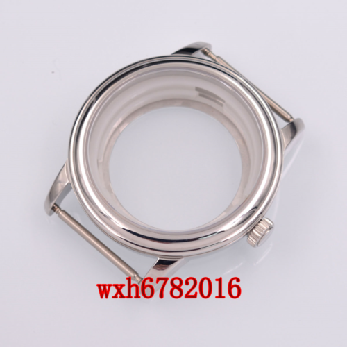 40mm Sapphire Crystal Watch Case Solid Steel Eta 2824 2836 Miyota 8215 Movement