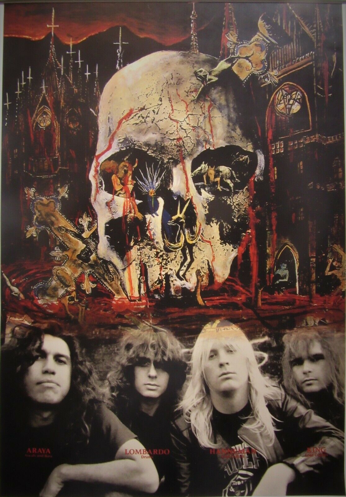 Slayer  `south Of Heaven` Poster  27x19in (68x48cm)